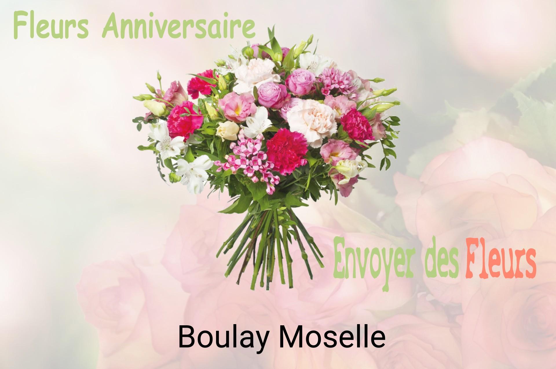 Bouquet de fleurs d’anniversaire livré à Boulay-Moselle