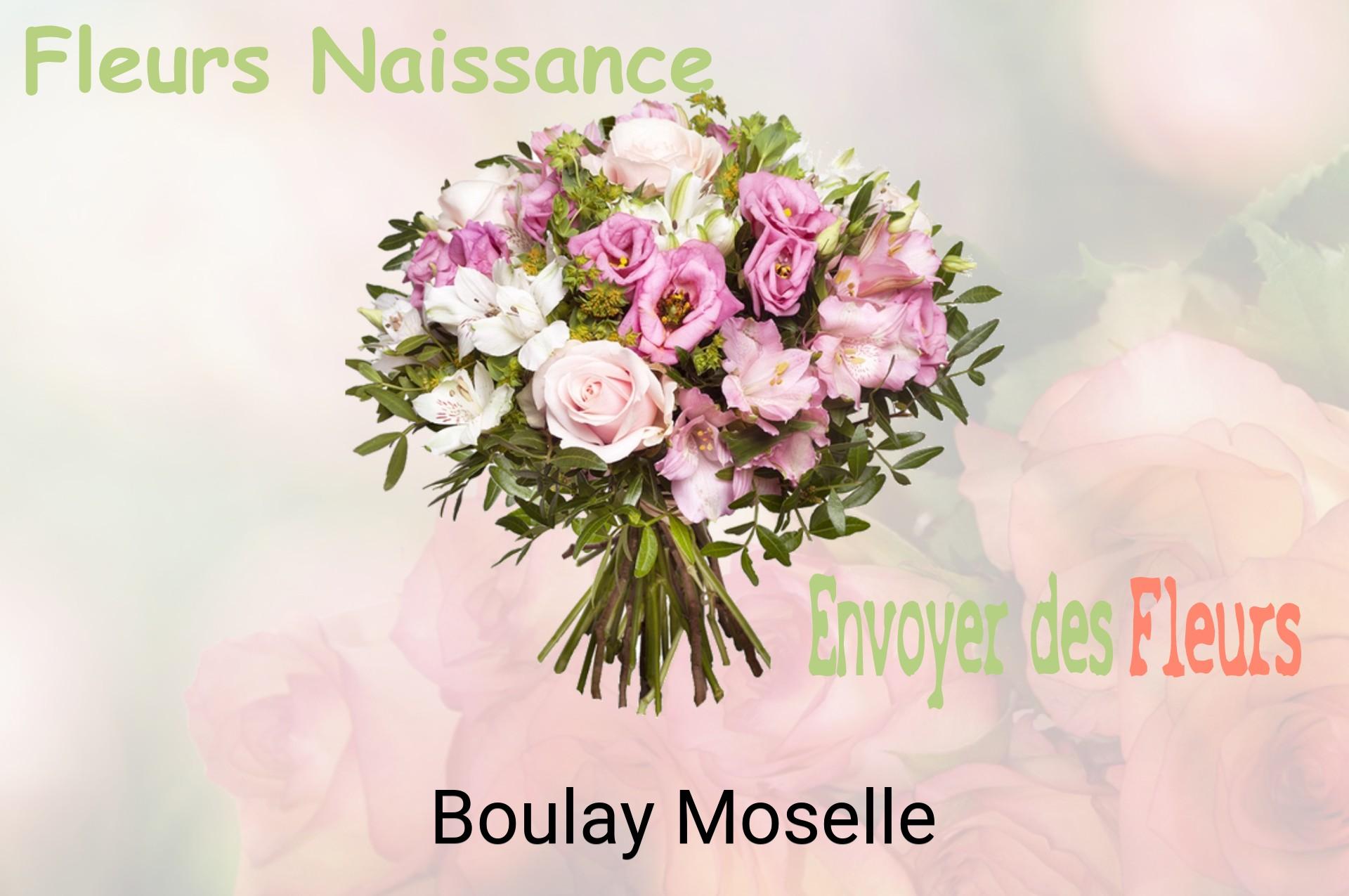 Bouquet de fleurs de naissance livré à Boulay-Moselle
